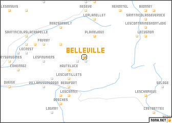 map of Belleville