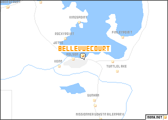 map of Belle-Vue Court