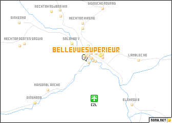 map of Bellevue Supérieur