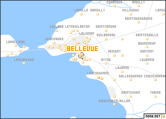 map of Bellevue