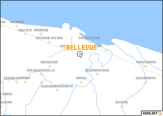 map of Bellevue