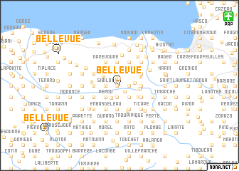 map of Bellevue