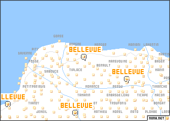 map of Bellevue