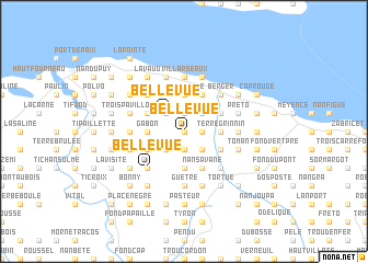 map of Bellevue