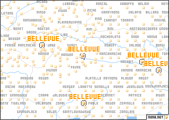 map of Bellevue