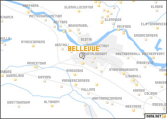 map of Bellevue