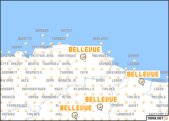 map of Bellevue