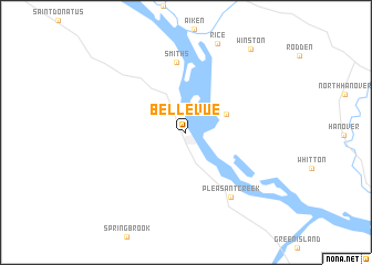 map of Bellevue