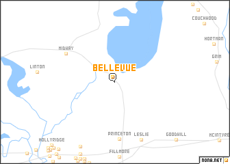 map of Bellevue
