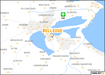 map of Bellevue