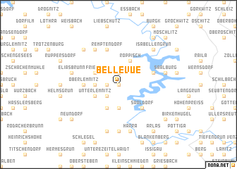 map of Bellevue