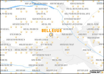 map of Bellevue