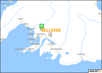 map of Bellevue