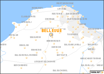 map of Bellevue