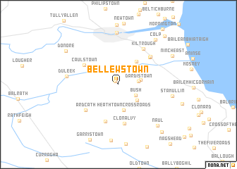 map of Bellewstown