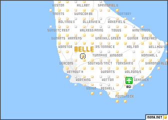 map of Belle