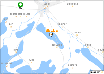 map of Belle