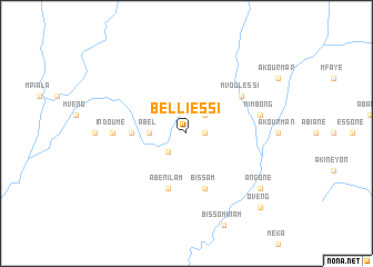 map of Belliessi