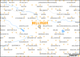 map of Bellingen