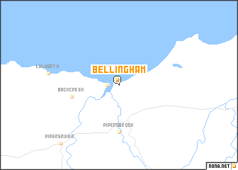 map of Bellingham