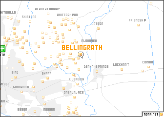 map of Bellingrath