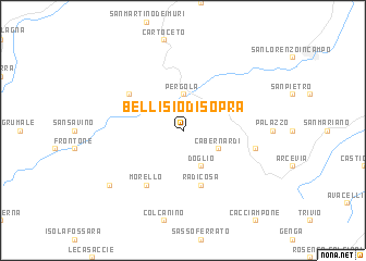 map of Bellisio di Sopra