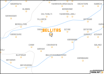 map of Bellitaş