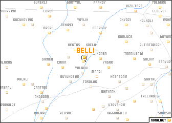 map of Belli