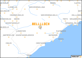 map of Bell-Lloch