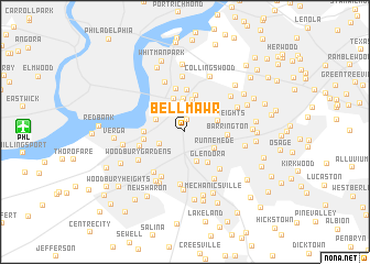 map of Bellmawr