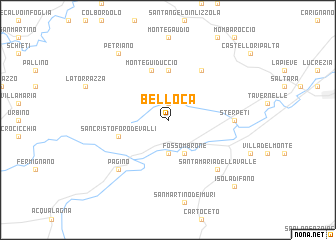 map of Belloca