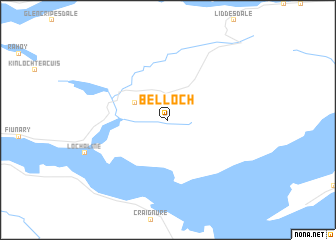 map of Belloch