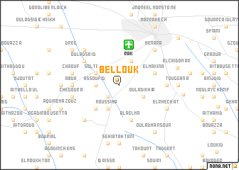 map of Bellouk