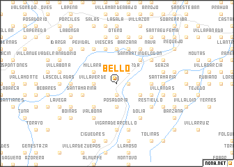 map of Bello