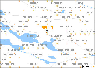map of Bellö
