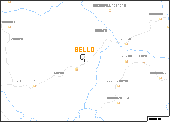 map of Bello