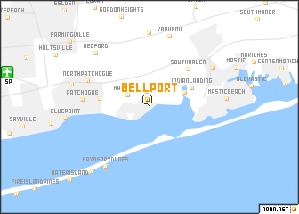 map of Bellport