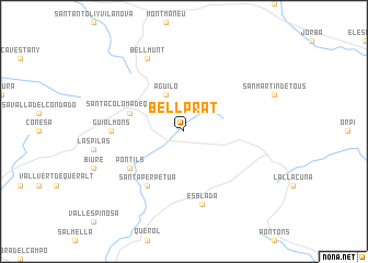 map of Bellprat