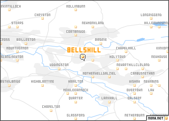 map of Bellshill