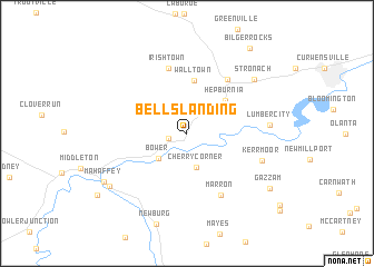 map of Bells Landing