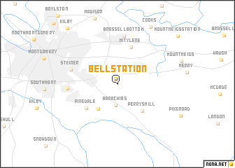 map of Bell Station
