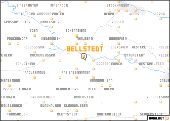 map of Bellstedt