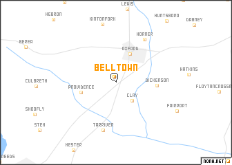 map of Belltown