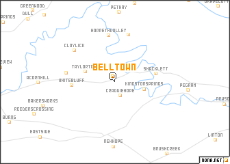 map of Bell Town