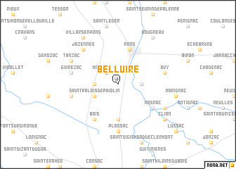 map of Belluire