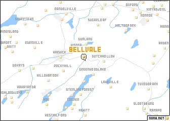 map of Bellvale