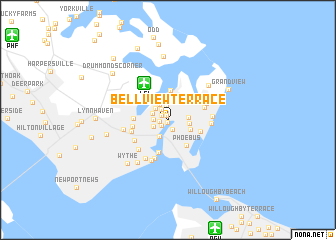 map of Bellview Terrace