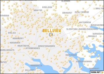 map of Bellview