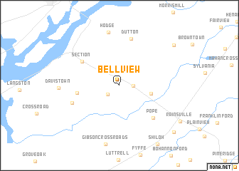 map of Bellview