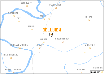 map of Bellview